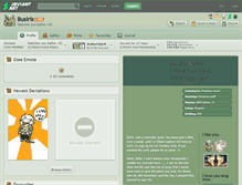 Tablet Screenshot of busiris.deviantart.com
