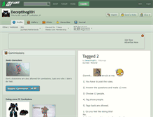 Tablet Screenshot of deceptihog001.deviantart.com