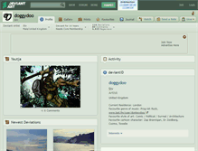 Tablet Screenshot of doggydoo.deviantart.com