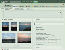 Tablet Screenshot of nexusv23.deviantart.com