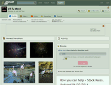 Tablet Screenshot of elf-fu-stock.deviantart.com