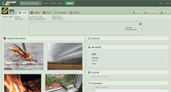 Desktop Screenshot of gsig.deviantart.com