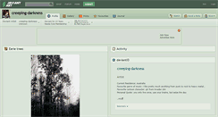 Desktop Screenshot of creeping-darkness.deviantart.com