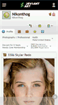 Mobile Screenshot of nikonthog.deviantart.com
