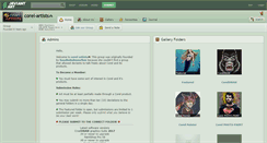 Desktop Screenshot of corel-artists.deviantart.com