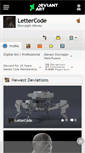 Mobile Screenshot of lettercode.deviantart.com