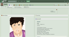 Desktop Screenshot of nolaxe.deviantart.com