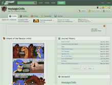 Tablet Screenshot of nostalgicchills.deviantart.com