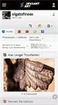 Mobile Screenshot of elgatofineas.deviantart.com