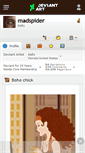 Mobile Screenshot of madspider.deviantart.com