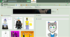 Desktop Screenshot of cat-bot.deviantart.com