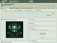 Tablet Screenshot of gearhead-online.deviantart.com
