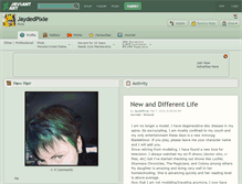 Tablet Screenshot of jaydedpixie.deviantart.com