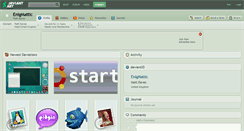 Desktop Screenshot of enigmattic.deviantart.com