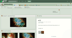 Desktop Screenshot of dubblebubblejo.deviantart.com