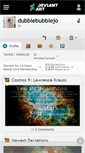 Mobile Screenshot of dubblebubblejo.deviantart.com