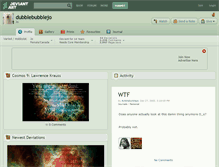 Tablet Screenshot of dubblebubblejo.deviantart.com