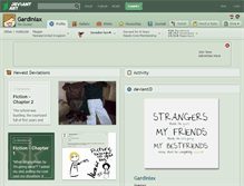 Tablet Screenshot of gardiniax.deviantart.com
