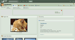 Desktop Screenshot of claudiamara.deviantart.com