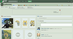 Desktop Screenshot of ittybittyshark.deviantart.com