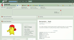 Desktop Screenshot of lunacrush.deviantart.com