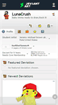 Mobile Screenshot of lunacrush.deviantart.com