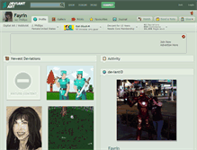 Tablet Screenshot of fayrin.deviantart.com