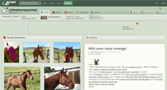 Desktop Screenshot of celinethecrazyanimal.deviantart.com