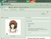 Tablet Screenshot of heartwrench.deviantart.com