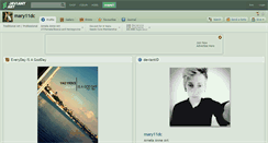 Desktop Screenshot of mary11dc.deviantart.com