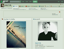 Tablet Screenshot of mary11dc.deviantart.com