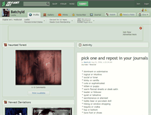 Tablet Screenshot of batchyld.deviantart.com