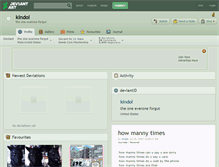 Tablet Screenshot of kindol.deviantart.com