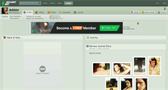 Desktop Screenshot of dobbler.deviantart.com
