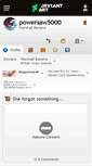 Mobile Screenshot of powersaw5000.deviantart.com