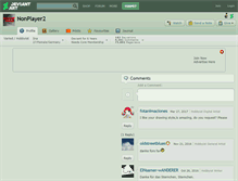 Tablet Screenshot of nonplayer2.deviantart.com