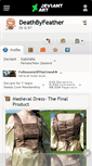 Mobile Screenshot of deathbyfeather.deviantart.com