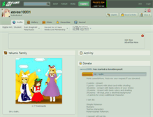 Tablet Screenshot of eevee10001.deviantart.com