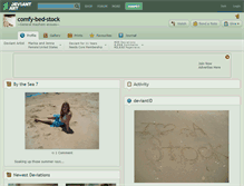 Tablet Screenshot of comfy-bed-stock.deviantart.com