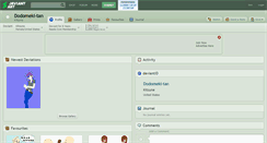 Desktop Screenshot of dodomeki-tan.deviantart.com