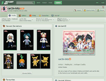 Tablet Screenshot of car2in-bitz.deviantart.com