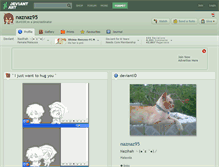 Tablet Screenshot of naznaz95.deviantart.com