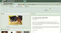 Desktop Screenshot of nydwyngreendragon.deviantart.com