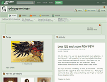 Tablet Screenshot of nydwyngreendragon.deviantart.com