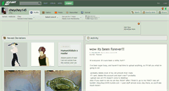 Desktop Screenshot of cheychey145.deviantart.com