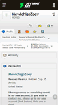 Mobile Screenshot of mewichigozoey.deviantart.com
