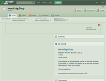 Tablet Screenshot of mewichigozoey.deviantart.com