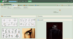 Desktop Screenshot of pecadjgamer.deviantart.com