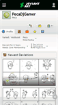 Mobile Screenshot of pecadjgamer.deviantart.com