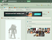 Tablet Screenshot of 0mni42.deviantart.com